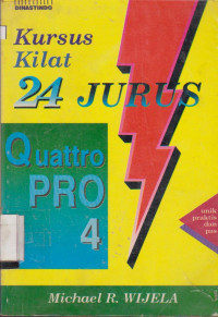 KURSUS KILAT 24 JURUS QUATTRO PRO 4