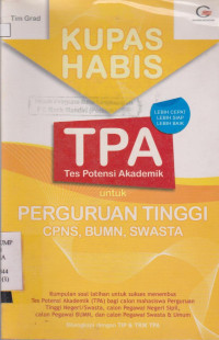 Image of KUPAS HABIS TPA TES POTENSI AKADEMIK CPNS.BUMN.SWASTA