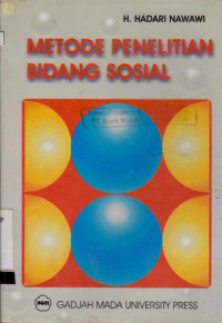 METODE PENELITIAN BIDANG SOSIAL