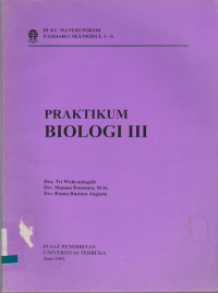 Image of PRAKTIKUM BIOLOGI III