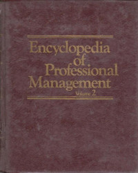 Image of ENCYCLOPEDIA OF PROFESSIONAL MANAGEMENT VOLUME 2