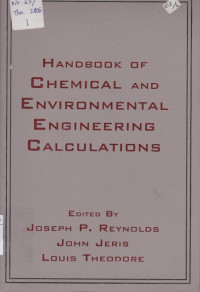 Image of Handbook Chemical and Envirgonmental Engeering Calculations