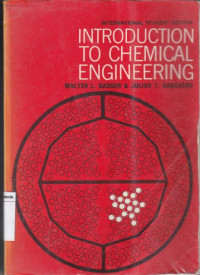 Image of Introduction to chemical Engineering.