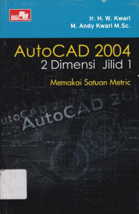 Image of Autocad 2004 2 Dimensi Jilit 1 Memakai Satuan Metric