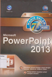 Image of Mahir dalam 7 hari microsoft power point 2013