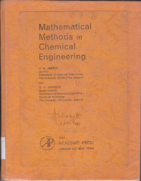 Image of Mathematucal  Methods in Chemical Engineering
