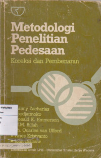 Image of Metodologi penelitian pedesaan: koreksi dan pembenaran
