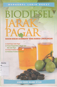 Image of Biodesel jarak pagar: bahan bakar alternatif