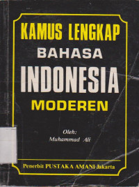 Image of Kamus lengkap bahasa Indonesia modern