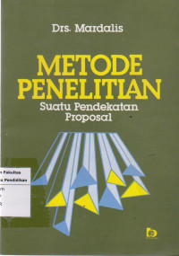 Image of Metode penelitian : Suatu pendekatan proposal