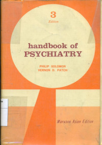 Handbook Of pschiatry