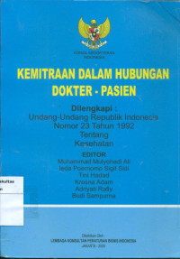 Kemitraan dalam hubungan dokter-pasien