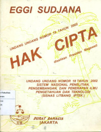 Undang-undang nomor 19 tahun 2012 hak cipta disahkan presiden megawati