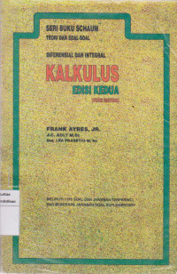 Image of Diferensial dan integral kalkulus