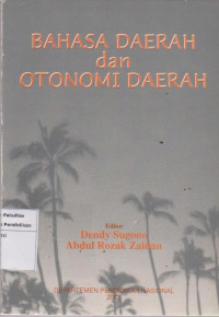 Image of Bahasa daerah dan otonomi daerah