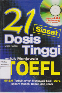 Image of D21 siasat dosis tinggi untuk menjawab toefl