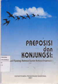 Image of Preposisi dan konjungsi: studi tipologi bahasa Sunda-bahasa Indonesia