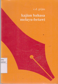 Image of Kajian bahasa melayu-betawi
