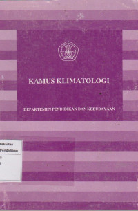 Image of Kamus klimatologi