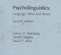 Image of Psycholinguistics: Language, Mind and World