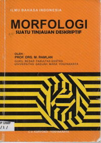 Image of Morfologi Suatu Tinjauan Deskriptif
