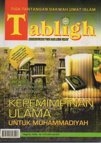 Image of Tiga Tantangan Dakwah Umat Islam: Tabligh Menyatukan Visi dan Misi Umat