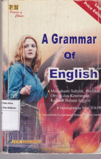 Image of A grammar of english