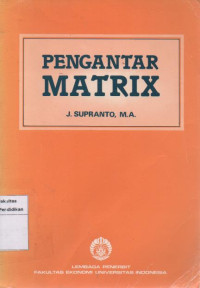 Image of Pengantar Matrix