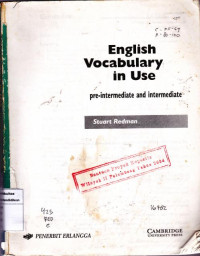 Image of English Vocabulary In use