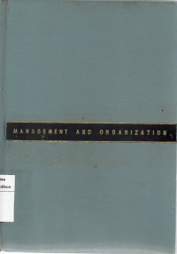 Image of Management And Organization