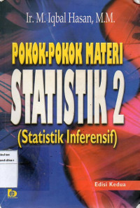 Image of Pokok-Pokok Statistik 2 (Statistik Inferensif)