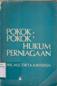 Image of Pokok-pokok hukum perniagaan