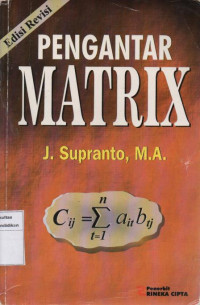Image of Pengantar Matrix