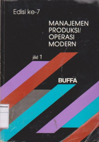 Image of Manajemen Produksi Operasi Modern