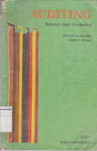 Image of Auditing: norma dan prosedur jilid 1 edisi kesembilan