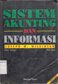 Image of Sistem akunting dan informasi edisi ketiga jilid dua