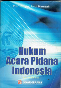 Image of Hukum Acara Pidana Indonesia