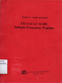 Image of Filsafat Ilmu Sebuah Pengantar Populer