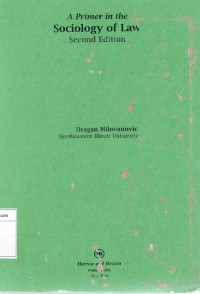 Image of A Primer In The Sociology Of Law