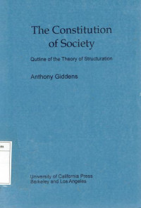Image of The Constitution of Society