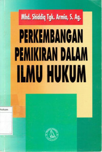 Image of Perkembangan Pemikiran Dalam Ilmu Hukum