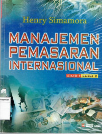 Image of Manajemen pemasaran internasional jilid 1