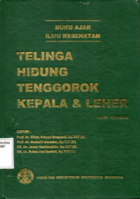 Buku ajar ilmu kesehatan telinga hidung tenggorokan kepala & leher