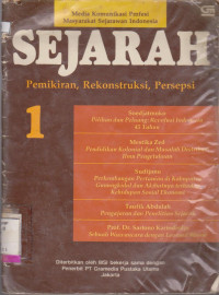 SEJARAH PEMIKIRAN, REKONSTRUKSI, PERSEPSI