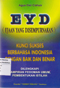 EYD, ejaan yang disempurnakan