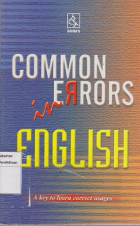 Common errors in english