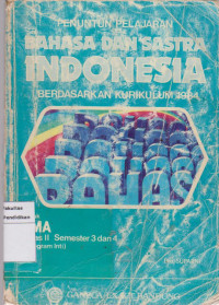 Penuntun pelajaran bahasa dan sastra Indonesia: berdasarkan kurikulum 1984