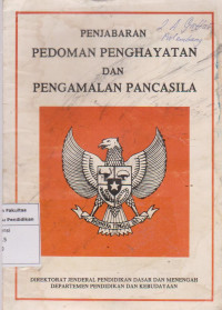 Penjabaran pedoman penghayatan dan pengamalan pancasila