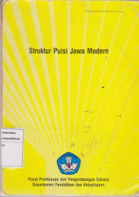 Struktur puisi jawa modern