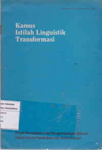 Kamusi istilah linguistik tranformasi